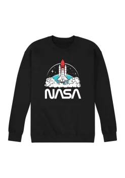 NASA Orbiter Takeoff Graphic Fleece Pullover -INK + IVY Shop Belk 1026