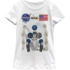 NASA Girls 7-16 U.S.A. Astronaut Suit Costume Short Sleeve Graphic T-Shirt -INK + IVY Shop Belk 1029