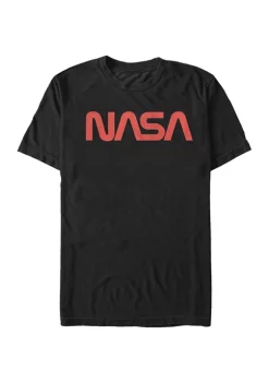 Big & Tall NASA Simple Graphic Short Sleeve T-Shirt