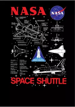 Big & Tall NASA Shuttle Ride Graphic Short Sleeve T-Shirt -INK + IVY Shop Belk 1041