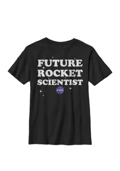 NASA Future Rocket Scientist of the Stars Crew Graphic T-Shirt