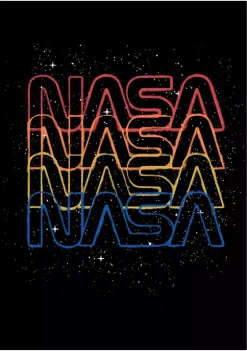 Big & Tall NASA Neon Graphic Short Sleeve T-Shirt -INK + IVY Shop Belk 1047