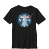 NASA Astronaut Vitruvian Man Style Logo Crew Graphic T-Shirt -INK + IVY Shop Belk 1058