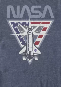 NASA Shuttle American Flag Triangle Short-Sleeve T-Shirt -INK + IVY Shop Belk 1068