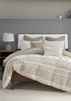 INK + IVY® Mila Cotton Printed Comforter Set with Chenille -INK + IVY Shop Belk 109