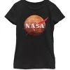 NASA Girls 7-16 Mars Planet Logo Short Sleeve Graphic T-Shirt -INK + IVY Shop Belk 1101