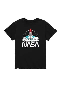 NASA Orbiter Takeoff Graphic T-Shirt -INK + IVY Shop Belk 1108