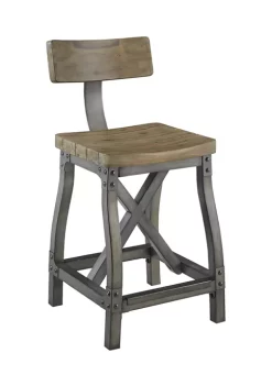 INK + IVY® Lancaster Counter Stool with Back -INK + IVY Shop Belk 142