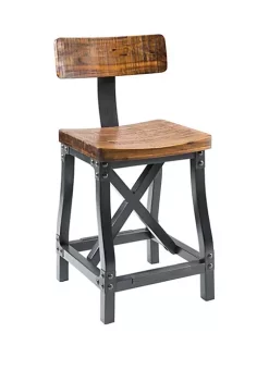 INK + IVY® Lancaster Counter Stool with Back -INK + IVY Shop Belk 143