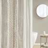 INK + IVY® Imani Cotton Printed Shower Curtain with Chenille Stripe -INK + IVY Shop Belk 144