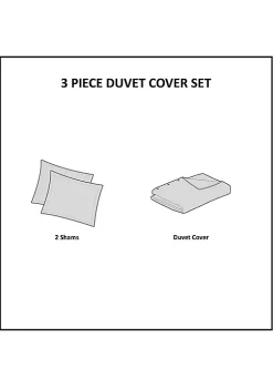 INK + IVY® 3 Piece Elastic Embroidered Cotton Duvet Cover Set -INK + IVY Shop Belk 155