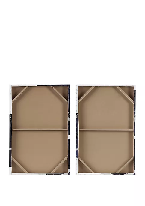 INK + IVY® Celestial Orbit Navy Wall Art Set 4 INK + IVY® Celestial Orbit Navy Wall Art Set - Image 2