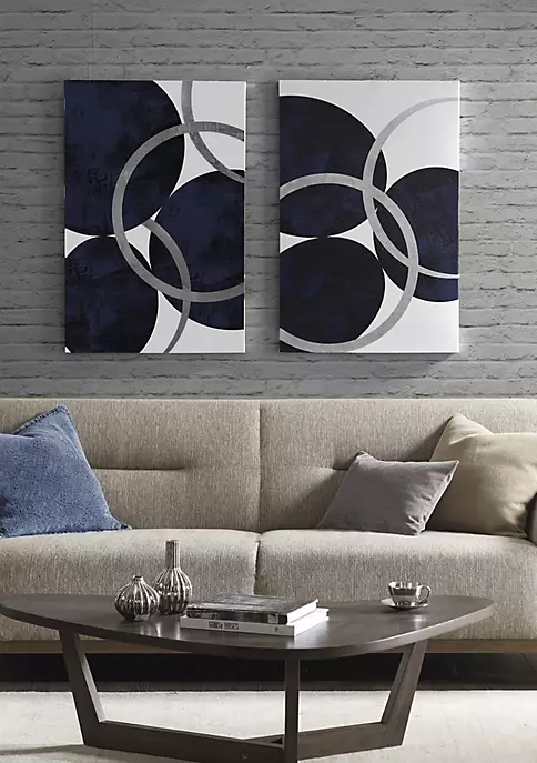 INK + IVY® Celestial Orbit Navy Wall Art Set 6 INK + IVY® Celestial Orbit Navy Wall Art Set - Image 4