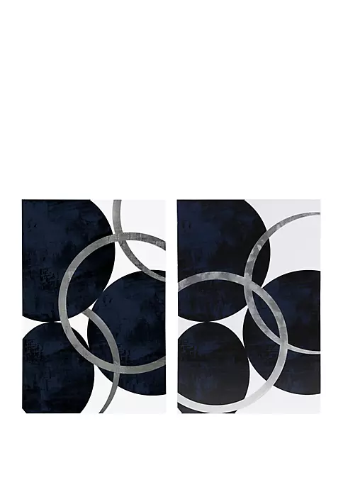 INK + IVY® Celestial Orbit Navy Wall Art Set 7 INK + IVY® Celestial Orbit Navy Wall Art Set - Image 5
