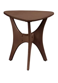INK + IVY® Blaze Triangle Wood Side Table