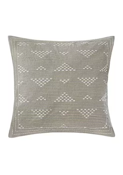 INK + IVY® Cario Embroidered Square Pillow