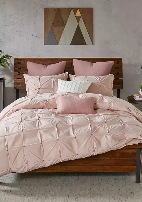 INK + IVY® Masie 3 Piece Cotton Blush Comforter Mini Set 4 INK + IVY® Masie 3 Piece Cotton Blush Comforter Mini Set - Image 2