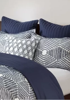 INK + IVY® Ellipse Cotton Jacquard Duvet Cover Set -INK + IVY Shop Belk 361