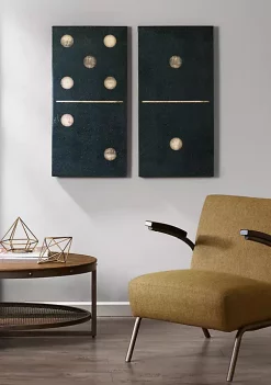 INK + IVY® Two Black Dominos Wall Art Set -INK + IVY Shop Belk 460