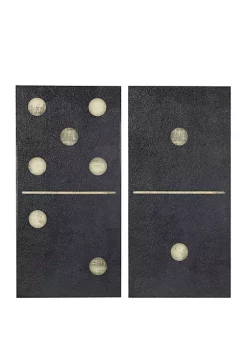 INK + IVY® Two Black Dominos Wall Art Set -INK + IVY Shop Belk 461