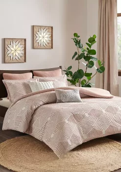 INK + IVY® Ellipse Cotton Jacquard Duvet Cover Set -INK + IVY Shop Belk 518