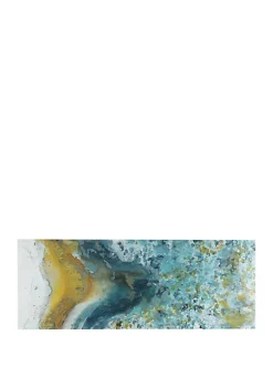 INK + IVY® Shattering Rock Yellow Wall Art