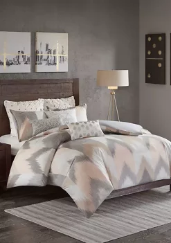 INK + IVY® Alpine 3-Piece Blush Comforter Mini Set -INK + IVY Shop Belk 537