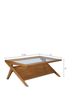 INK + IVY® Rocket Coffee Table with Tempered Glass -INK + IVY Shop Belk 590