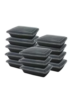 Farberware Meal Prep Containers with Lids - Set of 12 -INK + IVY Shop Belk 617