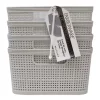 Farberware Plaid Organization Bins - Set of 4 -INK + IVY Shop Belk 623