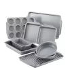 Farberware 10 Piece Nonstick Bakeware Set with Cooling Rack 1 Farberware 10 Piece Nonstick Bakeware Set with Cooling Rack -INK + IVY Shop Belk 663