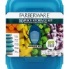 Farberware Set of 5 Rectangle Food Containers