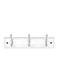 Farberware 3 Wall Hooks on White Bar -INK + IVY Shop Belk 713