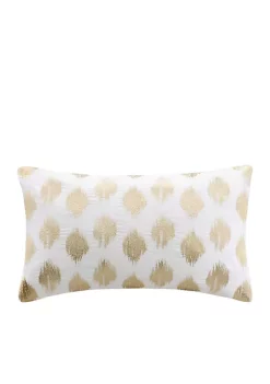 INK + IVY® Nadia Dot Metallic Print Oblong Pillow -INK + IVY Shop Belk 74