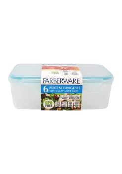 Farberware 6 Piece Nested Airtight Containers -INK + IVY Shop Belk 759