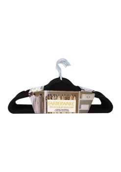 Farberware Set of 25 Flocked Hangers