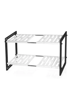 Farberware 2 Tier Expandable Undersink Organizer with Removable Slats