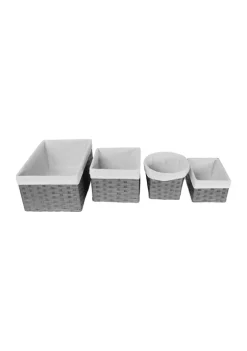 Farberware Eco-Friendly Paper Baskets with Liners - Set of 4 -INK + IVY Shop Belk 847