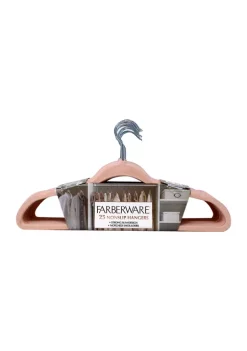 Farberware Set of 25 Flocked Hangers