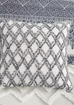 INK + IVY® Riko Cotton Embroidered Square Pillow -INK + IVY Shop Belk 89