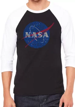 Raglan Baseball Word Art Graphic T-Shirt - NASA's Most Notable Missions -INK + IVY Shop Belk 891