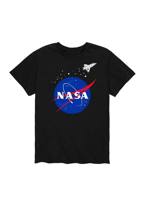 NASA Logo Space Ship Graphic T-Shirt 4 NASA Logo Space Ship Graphic T-Shirt - Image 2