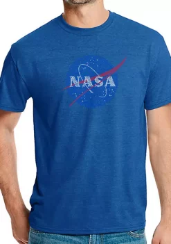 Premium Blend Word Art Graphic T-Shirt - NASA's Most Notable Missions