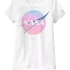 NASA Girls 7-16 Pastel Rainbow Classic Logo Short Sleeve Graphic T-Shirt 1 NASA Girls 7-16 Pastel Rainbow Classic Logo Short Sleeve Graphic T-Shirt -INK + IVY Shop Belk 914