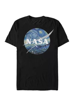 Big & Tall NASA Starry Graphic Short Sleeve T-Shirt