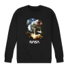NASA Space Shuttle Astronaut Graphic Fleece Pullover -INK + IVY Shop Belk 948