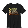 NASA Space Shuttle Program Neon Poster Crew Graphic T-Shirt -INK + IVY Shop Belk 962