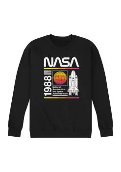 NASA 1988 Retro Graphic Fleece Pullover